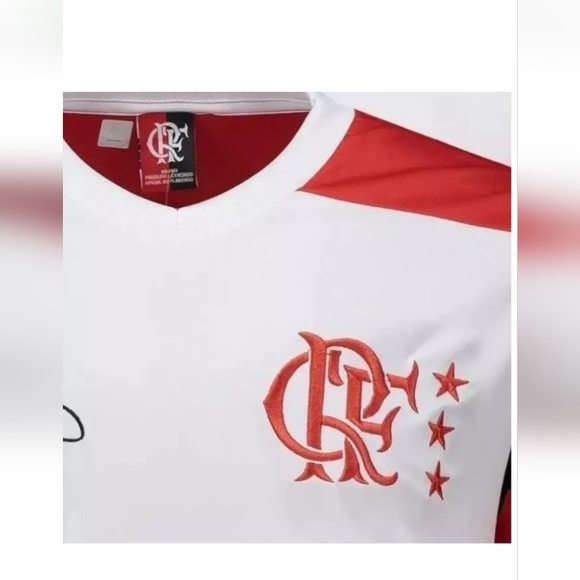 White and Red Men's Shirt - Picture 10 of 11